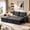 Dark Gray001, variant on BSHTI L-Shaped Pull-Out Sleeper Sofa Bed with Storage Chaise, 3-Seater Convertible Corduroy Sectional Couch, Solid Wood & Iron Frame, Black