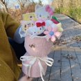 thumbnail image 6 of Kawaii Hello Kitty Cat Dolls With Artificial Flowers Creative Sanrio Bouquet Christmas Valentine Birthday Graduation Gifts, 6 of 6