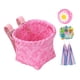 thumbnail image 2 of Juego de accesorios de decoración para bicicletas infantiles, timbre portátil y pegatinas. Rosa, 2 of 8