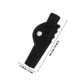 thumbnail image 2 of HIAKDOFT 2Pack Black Plastic Tent Support Rod Joints for Tent Coupling Joints and Repairs, 2 of 8