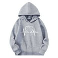 thumbnail image 4 of Cowsor Chandail à Capuchon en Molleton Surdimensionné pour Enfants - Chandail à Manches Longues avec Poche pour Garçons et Filles, Imprimés Mignons pour la Saint-Valentin, Rendez-Vous de Jeu et Noël, Doux et Chaud, Convient aux 2-14 Ans, 4 of 5