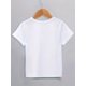 thumbnail image 2 of Santa Claus Xmas Tree Print, Girl's Novel Graphic Design Cotton T-shirt, Casual Comfy Tees For Summer, Girl's Clothing Tops For Daily Activities, 2 of 6