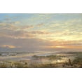 thumbnail image 2 of Alpenglow Workshop 24x17 Black Ornate Wood Framed with Double Matting Museum Art Print Titled - High Tide, 2 of 4