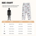 thumbnail image 4 of Lsque Dachshund Dog Puppy Print Women's Pajama Pants, Lounge Pant - Comfortable Home Wear,Elastic Waistband, Stylish Design-XX-Large, 4 of 9