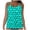 Mint Green, variant on idosla Womens Blouson Tankini Top Only Loose Fit Swim Top No Bottom Modest Swimsuit (Hot Pink, XXL)