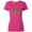Cyber Pink, variant on Inktastic Mental Health Awareness Ribbon with Green Hearts Women's T-Shirt