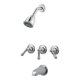 thumbnail image 1 of Pfister LG01-81BC LG0181BC 3 grifo para bañera y ducha con manijas de palanca de metal, cromo pulido, 1 of 1