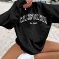 thumbnail image 3 of California Sweatshirts for Women Long Sleeve Crewneck Lightweight Sweatshirt Pullover Tops Fall Winter Outfits, 3 of 4
