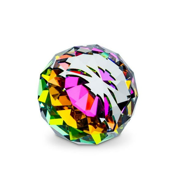 Abbott Collection AB-27-GEM-LG-PRIZM 1.5 in. Crystal Prism Decoration Ball, Clear Prism - Large