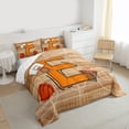 thumbnail image 3 of Homewish Initial E Letter Bedding Comforter Set for Teen, Basketball Sports Lover Twin Comforter Sets, Cartoon Ball Player Reversible Bedding Set, Luxury Bedroom Decor, 2-Piece, 3 of 8