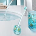 thumbnail image 5 of FONMY Mini Couple Toothbrush Holder Stand-Acrylic w/Nature Seashell Handmade Seascape Razor Holders Organizer for Bathroom Vanity Countertops Office Unique Gifts and Home Decoration,Sea Blue,Pack of, 5 of 6