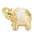 thumbnail image 2 of Cenicero de elefante de aleación, Cenicero de elefante vintage esférico innovador de aleación de zinc Cenicero vintage Diseño elevado, 2 of 10