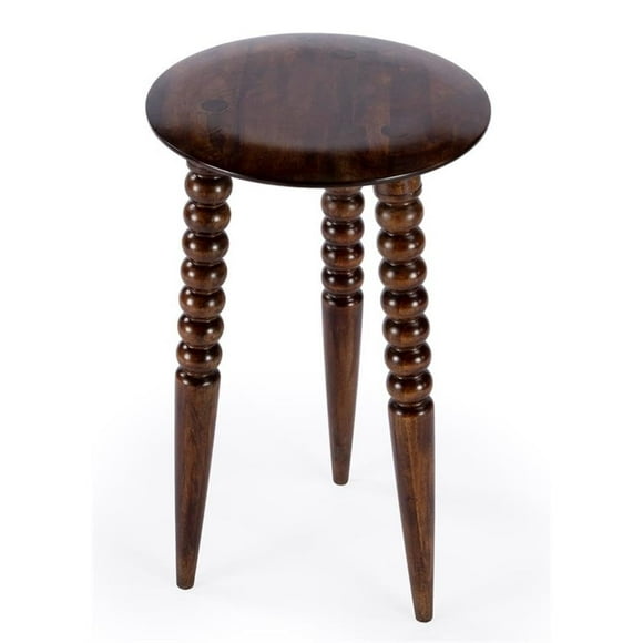 Mesa decorativa Butler Specialty de madera marrón fluorada