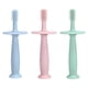 thumbnail image 5 of Cepillo de dientes rosa para bebé de silicona 360 grados juguete para la dentición, 5 of 5
