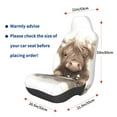 thumbnail image 3 of Lsque Cute Cow Bath Pattern Car Seat Covers for Front Seats , Waterproof Seat Covers for Cars, Sporty Front Seat Covers,Car Seat Cover Protector Front Seats, 3 of 5