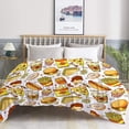thumbnail image 3 of Yibo Green Cactus Blanket Flannel Soft and Comfortable Anti-static Bed Sofa Blanket, 3 of 7