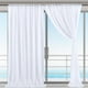 thumbnail image 4 of Cortina de fondo con bolsillos para barra, cortina de tela para ventana, Baby Shower, hogar, boda,, 4 of 8