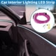 thumbnail image 2 of Cuerda de luz LED EL de 2m Unique Bargains, tira de luz de neón flexible para iluminación interior de automóviles, decoración de automóviles USB (5V) púrpura, 2 of 7