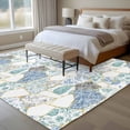 thumbnail image 4 of Blue White Porcelain Area Rugs 6'x9', Washable Small Throw Rugs for Kitchen Dining room, Traditional Oriental Chinese Art Indoor Outdoor Rug Non-Slip Low Pile Carpet Runner Reversible Floor Mats, 4 of 8