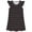 Black, variant on WOYY Toddler Girls Nightdress Cute Striped Nightgown Ruffle Sleeve Sleepwear, Sizes 3-10