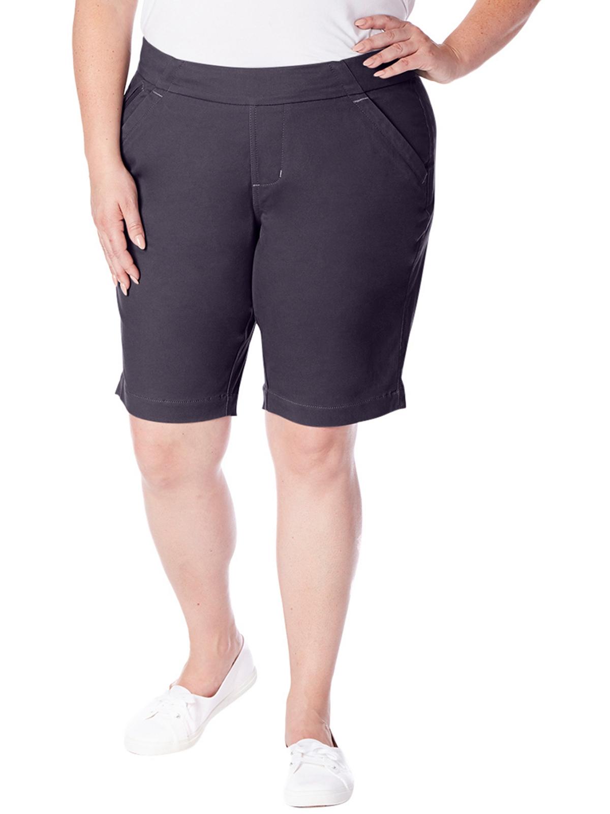 Jag Womens Plus Gracie Solid Pull On 
