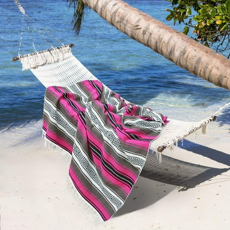 71 X 51 Inch Mexican Blanket, Beach, Yoga, Bed, Camping, Tapestry