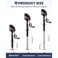 thumbnail image 4 of Kohree RV Electric Trailer Jack 4000lbs with 7-Way Connector,Heavy Duty RV Electric Tongue Jack with Cover for Travel Trailer A-Frame Camper,22" Lift, 4 of 9