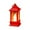 Red, variant on Christmas Lantern Mini Night Light Battery Powered LED Candle Light Electronic Candle Ambient Light Vintage Hanging Lantern for Outdoor Christmas Patio Garden,Table,Party Decor