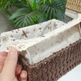 thumbnail image 3 of Sohindel Woven Handmade Cotton Grass Storage Baskets, 3 of 5