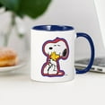 thumbnail image 3 of CafePress - Peanuts Flair Snoopy And Woodstock Mugs - 11 oz Ceramic Mug - Novelty Coffee Tea Cup, 3 of 4