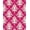 Pink, Pattern 2, variant on ODIKA 4'x6' Machine Washable Non-Slip Area Rug, Elegant Floral Vine Jacquard High Traffic Rug, Pink, 463697