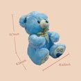 thumbnail image 5 of Oso de peluche de 13.7 pulgadas, adorable peluche con lazo y huellas., 5 of 5
