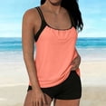 thumbnail image 2 of Nfurl Tankini Swimsuits for Women with Boyshorts Tummy Control Modest Tankini Bathing Suits 2 Piece Ladies Swimwear Summer Vacation Gold,Size M, 2 of 5