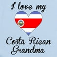 thumbnail image 2 of CafePress - I Love My Costa Rican Grandma Body Suit - Baby Light Bodysuit, Size Newborn - 24 Months, 2 of 4