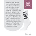 thumbnail image 7 of MeMoi Women's Do What You Want Cotton Blend Crew Socks - Mens - Male, 7 of 7