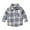 Blue, variant on XBASW 2-7T Boys' Long Sleeve Shirt Plaid Button down Blouses Spring Fall Cotton Dress Shirt for Baby Toddler Kids