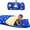 Blue Space, variant on Primlect Nap Mat, 55" x 22" x 2", Thickened Sleeping Bags with Removable Pillow, for Daycare