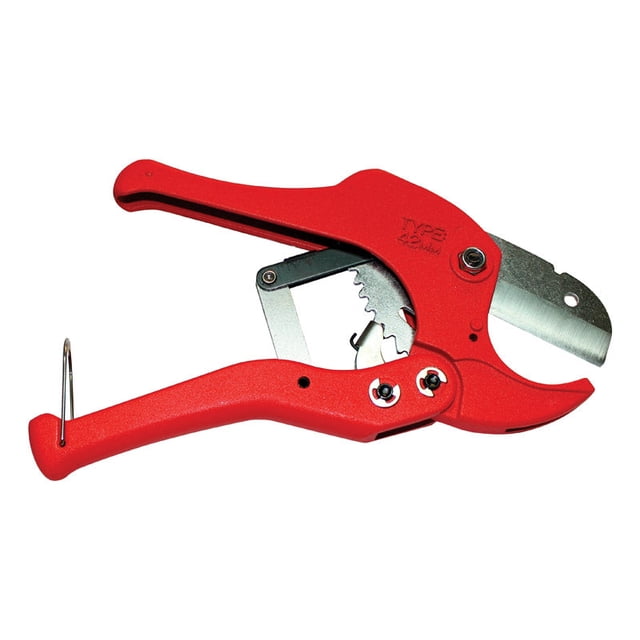 Cortador de tubos de PVC Plumb Pak rojo, paquete de 1