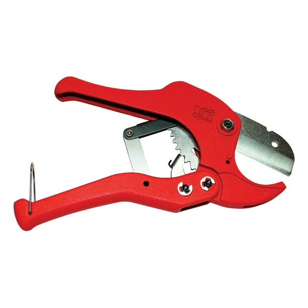 Cortador de tubos de PVC Plumb Pak rojo, paquete de 1