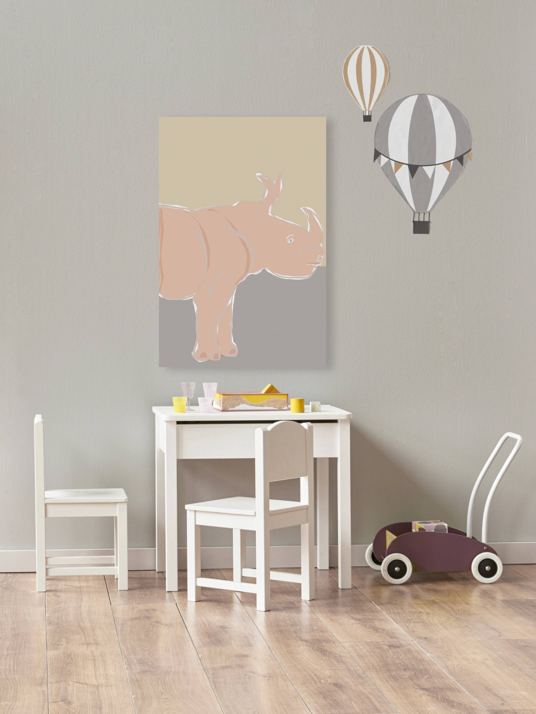 Marmont Hill Pastel Zoo I Canvas Wall Art