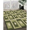 thumbnail image 3 of Ahgly Company Machine Washable Indoor Rectangle Transitional Antique Bronze Green Area Rugs, 2' x 4', 3 of 7