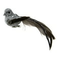 thumbnail image 2 of Northlight 5" Nature"s Luxury Clip-On Glittered Bird Christmas Ornament - Silver, 2 of 3