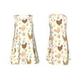 thumbnail image 7 of Bingfone Chicken Family Print Women's Sleeveless Dress, Loose Fit Summer Casual Dress, Comfortable and Lightweight Dress for Daily Wear, 7 of 7
