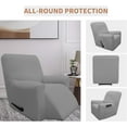 thumbnail image 3 of Easy-Going 100% Waterproof Recliner Cover, Recliner, Light Gray, 3 of 6