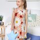 thumbnail image 4 of Fotbe Daisy and Ladybug Vestido de Dormir para Niñas de 3 a 10 Años, Mangas Cortas, Estilo Princesa, Pijama Camisón con Mangas Voladas-XX-Large, 4 of 6