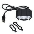thumbnail image 2 of Faro De Bicicleta, Luz De Bicicleta Resistente Al Desgaste Alta Dureza 3 LED Para Bicicleta De Montaña Para Exteriores Para Carreras En Carretera, 2 of 7