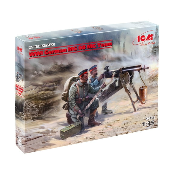 ICM WWI German MG 08 MG Team New