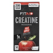 FITAID Essentials, Creatine Monohydrate, Fuji Apple, 14 Sticks, 0.22 oz (6.2 g) Each