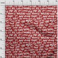 thumbnail image 3 of oneOone Velvet Red Fabric Text Sewing Craft Projects Fabric Prints By Yard 58 Inch Wide-VB, 3 of 5