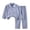 Blue, variant on Lovzfmll Loungewear Set for Boys & Girls, Plaid Fleece Top & Pants, Cozy Home Wear for Big Girls, 12-13 Years